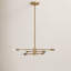 Lustre linéaire spoutnik moderne à 6 lumières Jordy-420131995