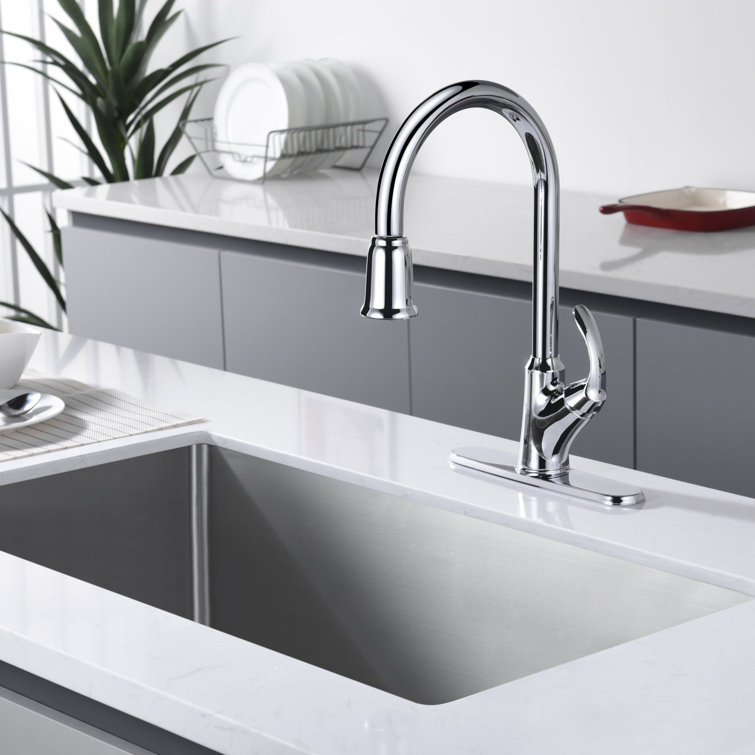 Ultra Faucets Stilleto Pull Down Kitchen Faucet