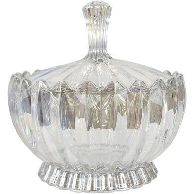 Pot à bonbons en verre avec couvercle TtAk HOUSEWARE Elegant