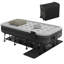  Matelas gonflable simple de 23,6 po avec cadre de lit et boîte de rangement-1985031640-1985031647