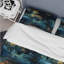 Ensemble de housse de couette à motif abstrait Cosmic Noir Moody-1228313771