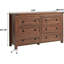 Commode double à 6 tiroirs Grantville Farmhouse-74447184