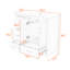 Meuble-lavabo élégant avec lavabo durable 36 po-218400039