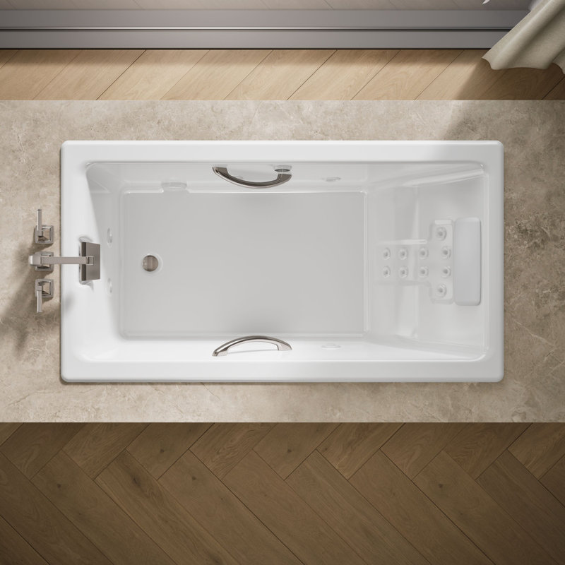 Tea-for-Two® Massage Whirlpool Bath, White