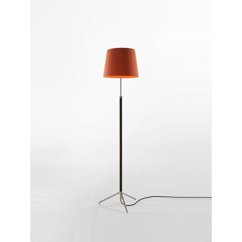 47.2" Floor Lamp, Chrome, Terracota