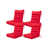 Polyester rouge / mélange de polyester est en rupture de stock