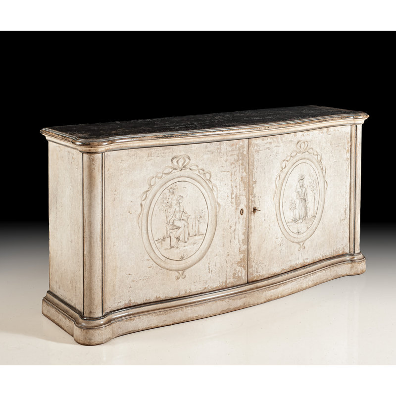 70" Wide 2 Drawer Beech Wood Sideboard