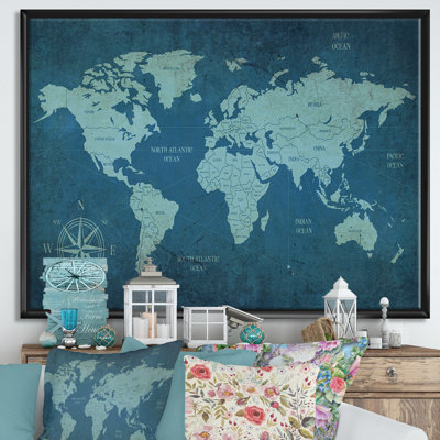 " Slate World Map II "