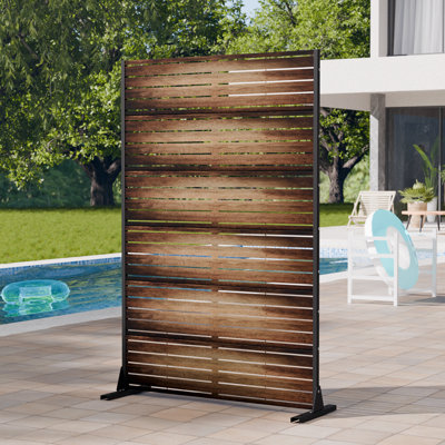 Veneer 72 x 47 Inch Metal Outdoor Privacy Screens