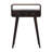 Solid Wood Mini Curved Console Table-1779982799