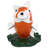 Kohaku Asian Koi Piped Spitter Statue