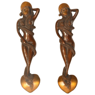 Snake Woman Door Push/Pull Plate