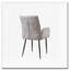 Chaises de salle à manger rembourrées en velours-954513410