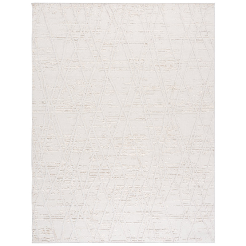 Mabrie Performance Solid Color Rug, Round 6'7"