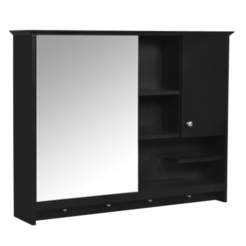 Wall Mounted Medicine Cabinet, Black
