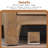 Retro Walnut Solid Wood Sideboard