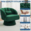 Upholstered Swivel Lounge Chair-1111225197