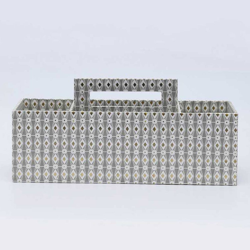 Desk Organizer, 4 Section, 14x4.8x4.5" |Stationery Organizer