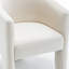 Fauteuil demi-tonneau en velours-63663237