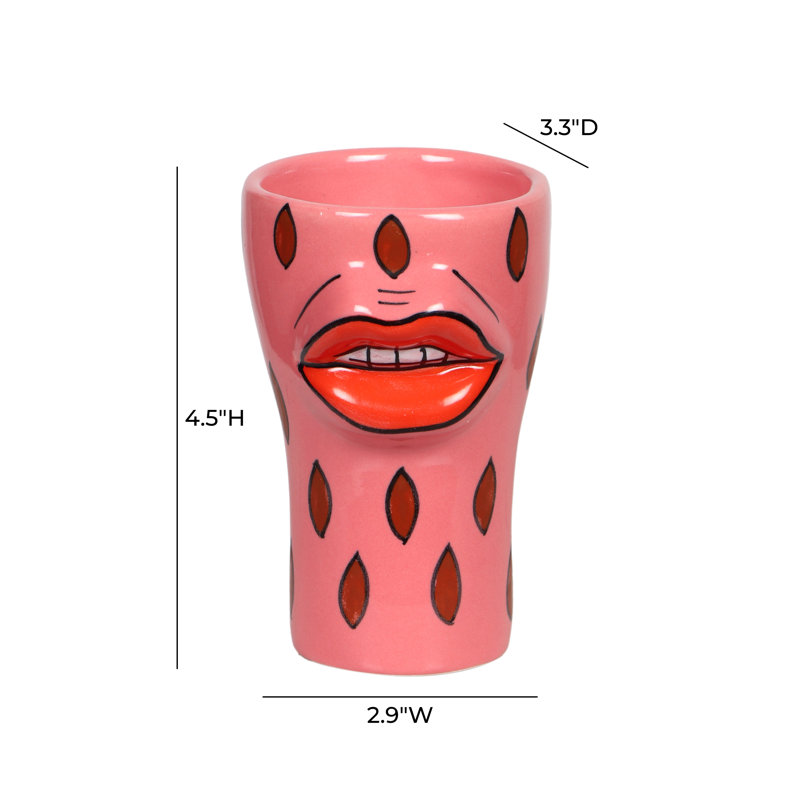 Ensemble de 4 verres en céramique Hisela