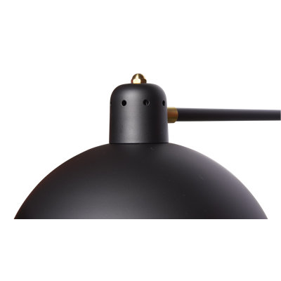 Steel Plug-in Armed Sconce