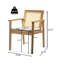 Chaise de salle à manger d'extérieur avec coussin Preston (excluant la table)