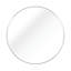 Miroir de salle de bain mural 36 po avec cadre en métal argenté - verre, cadre en alliage d'aluminium, quincaillerie d'installation en aluminium antirouille 4 mm, facile avec vis-969311834