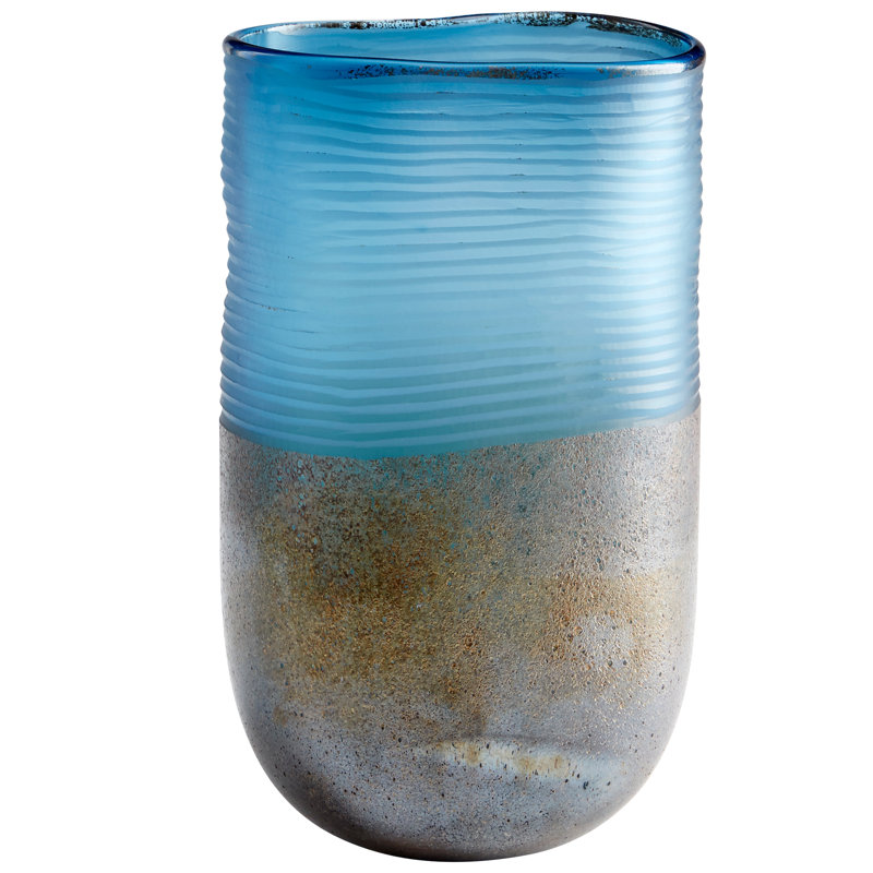 Europa Glass Table Vase 1, 15.75" H x 8.25" W x 6.75" D