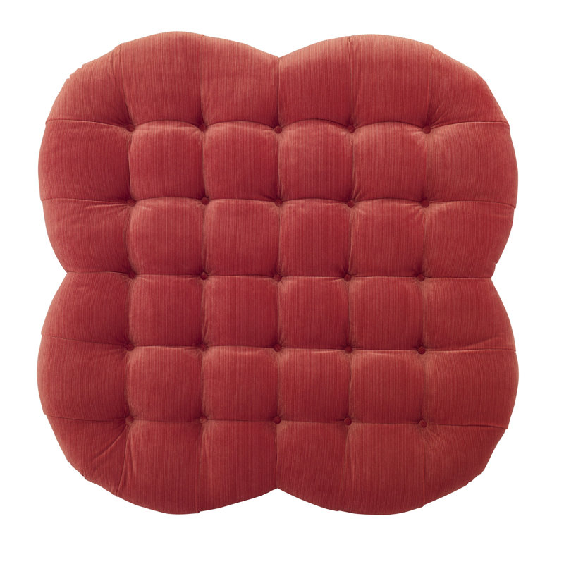 Shamrock Novelty Ottoman, Margaret Tangelo