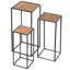 Ensemble de 3 tables d'appoint Modernes