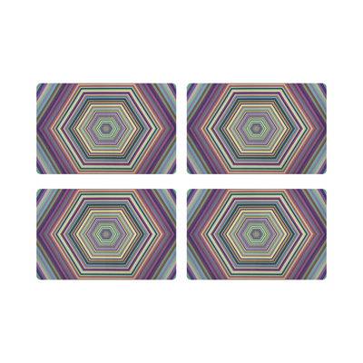Hex Dylan Pebble 17.5" Vinyl Placemat
