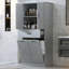 Armoire de rangement pour salle de bain avec deux paniers à linge-901375811