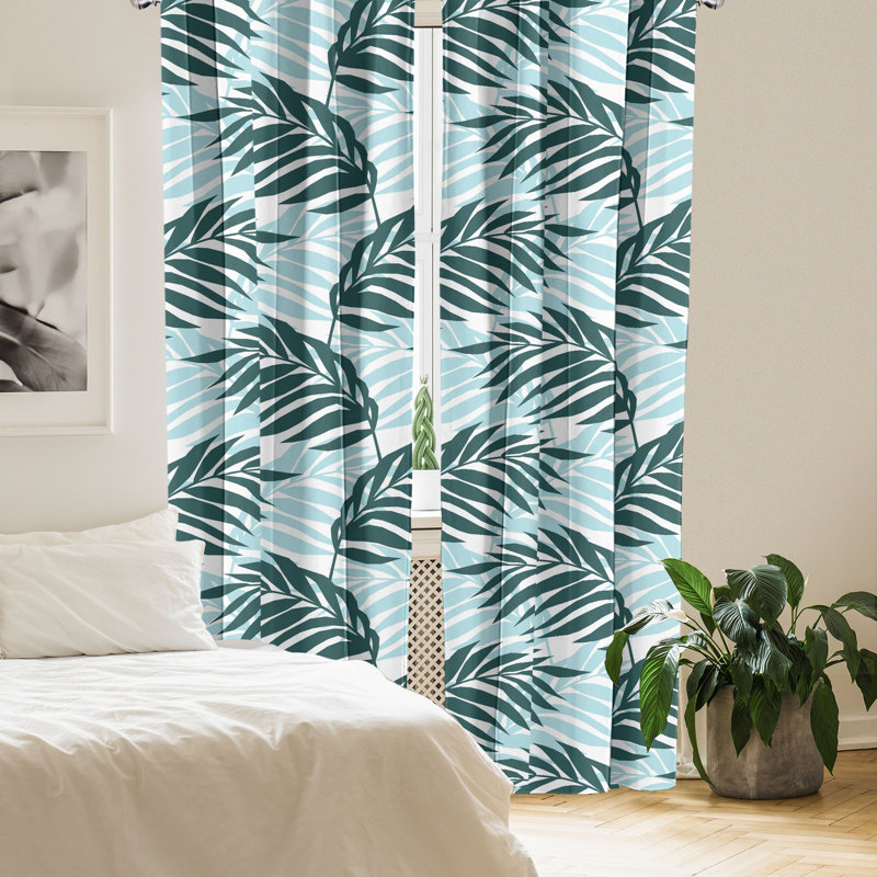 Semi Sheer Curtain Pair, 28" W x 84" L