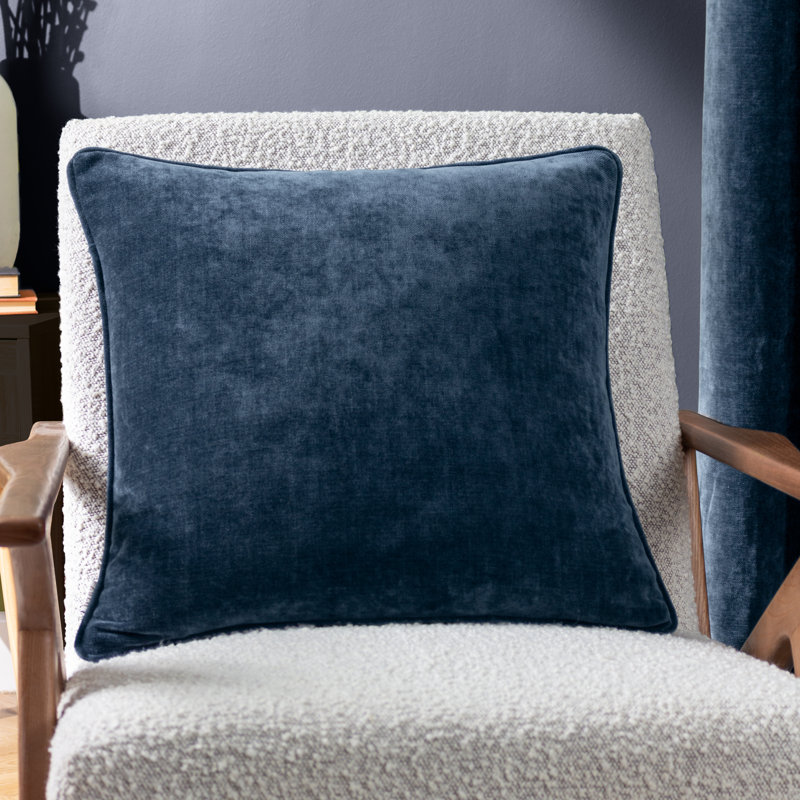 Square Throw Cushion, Navy