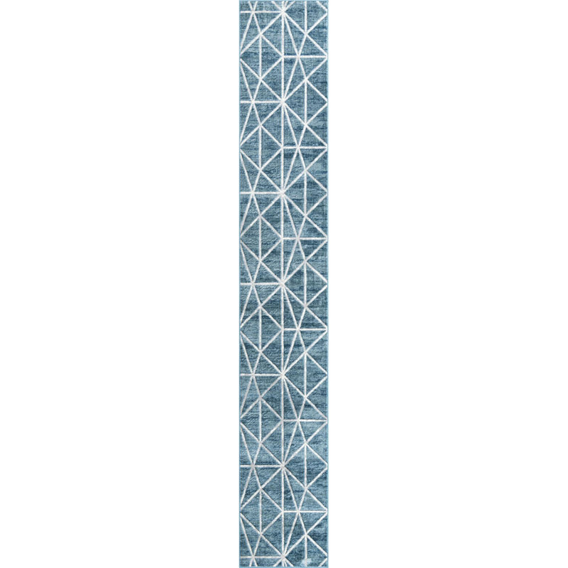 Eshin Geometric Indoor Rug, Runner 2'7" x 16'5"