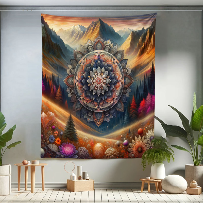 Tapisserie en microfibre, H 88 po x l 68 po