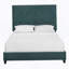 Lit plateforme tapissier touffeté-500601656