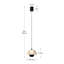 SELENE 8" Adjustable Pendant Light, Hand Sensor & Gesture Control LED Hanging Light, 2700K-5000K Color Temp, 10W Modern Nordic Flowerpot Fixture for Kitchen Island, Dining Room, Bedroom-682796644