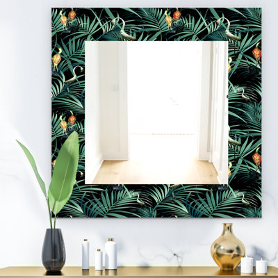 Miroir mural gloomy 4 bohémien et éclectique tropical ambiance
