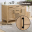 Solana 48 Single Bathroom Vanity Base Only in Weathered Fir