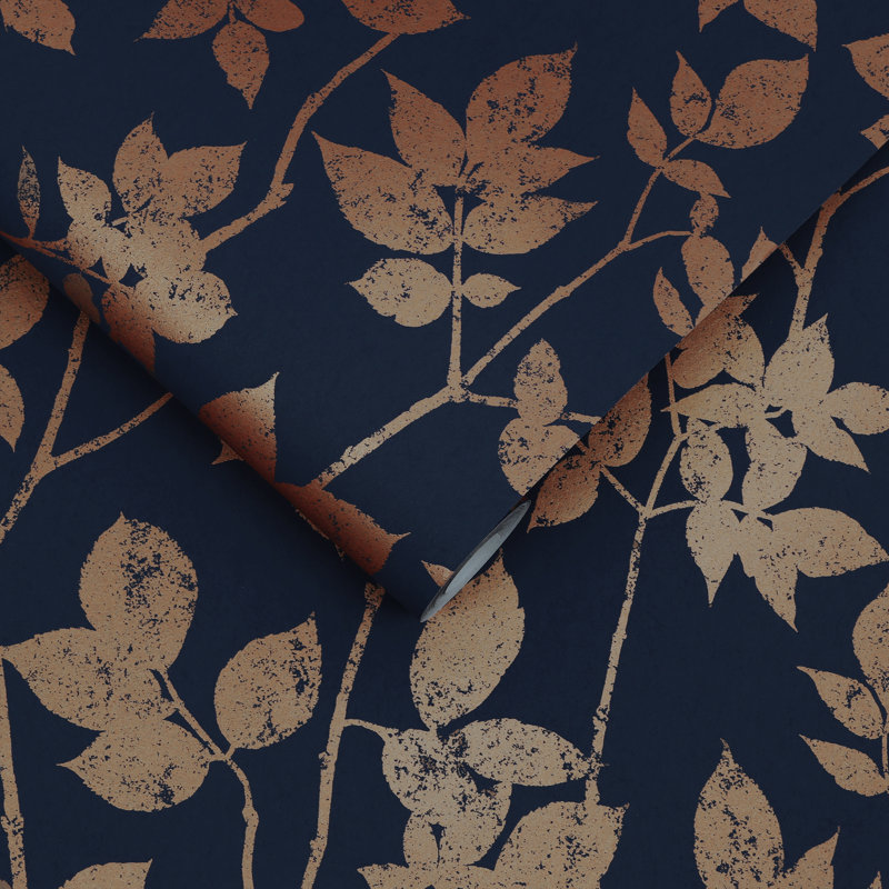 Luna Natural Wallpaper, Blue