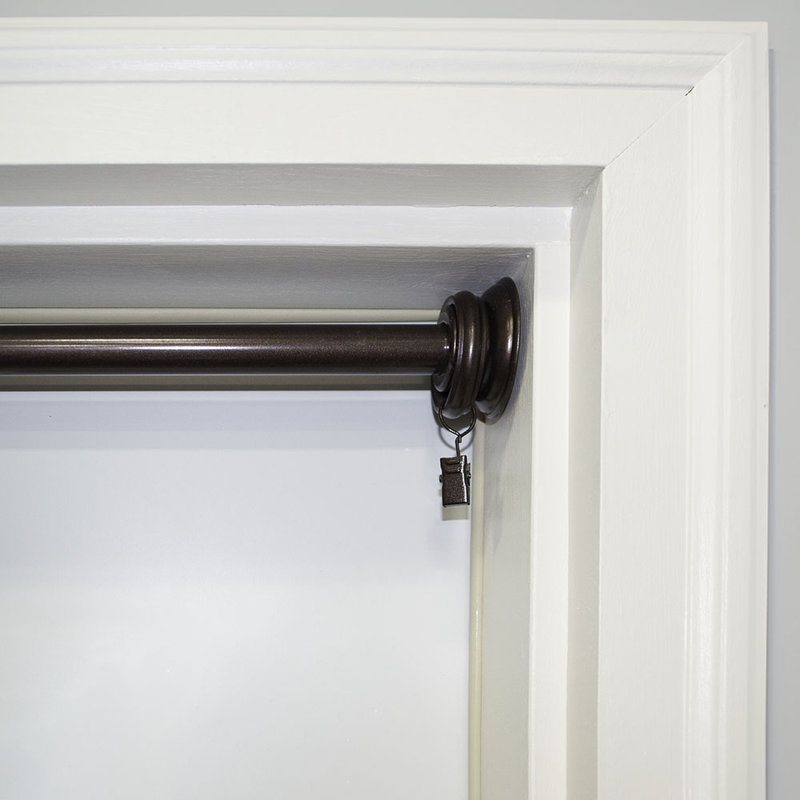 Lumino Tension Rod Set, 3/4" Diameter, 40-72 Width, Dark Oil Rubbed Bronze