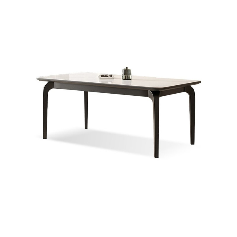 Picture colour Rectangular Sintered Stone tabletop Dining Table, 29.53"H x 55.12"L x 31.5"W