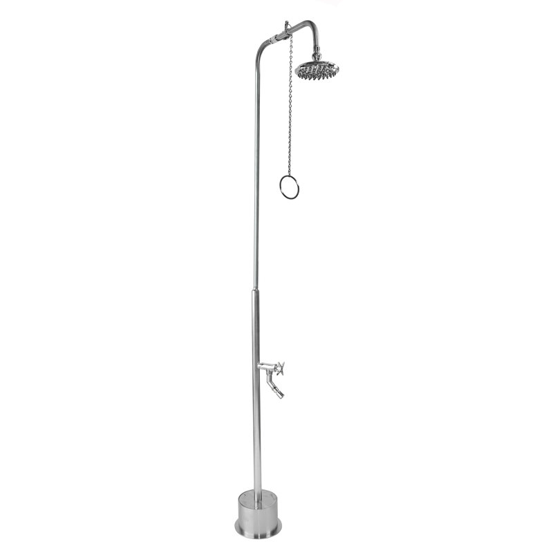 Stainless Steel Freestanding Outdoor Shower