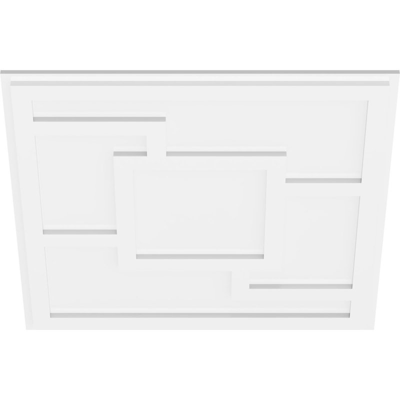 Médaillon de plafond contemporain en PVC de qualité architecturale 28 po x P 9 3/4 po x P 1 po Knox