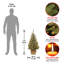 The Holiday Aisle® Snowy Concolor Fir Tree with LED Lights-88089314