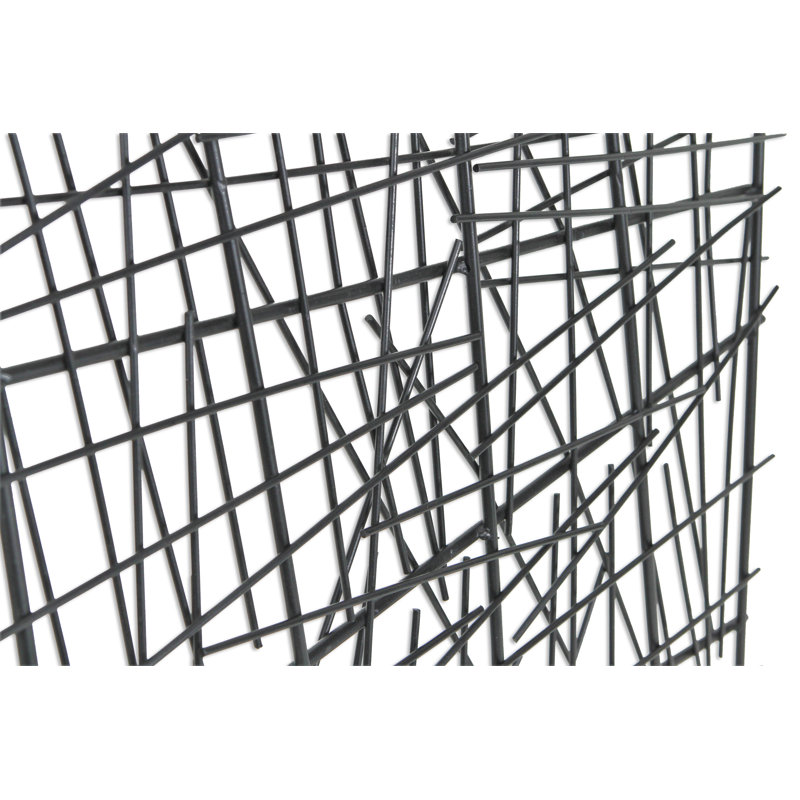 Décoration murale carrée abstraite, H 31,5 po x l 33,25 po