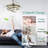 42" Modern Retractable Ceiling Fan With Dimmable LED Light, DIY Shape 6 Speeds Chandelier Ceiling Fan With Remote Control For Bedroom-1778669548