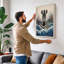 Zebra Emerges Japandi - Wrapped Canvas-1618373600-1618373602