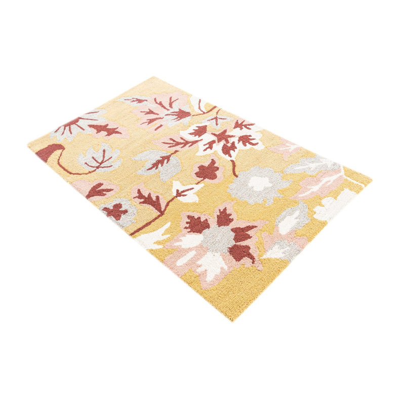 Tapis jaune moutarde Noell